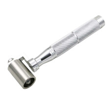 New 40mm Decorative Roller Paint Stainless Steel Flat Pressure Roller Wallpaper Apply Hand DIY Tools Platen Roller Wheel Bearing Brush