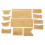 New 13Pcs Clear Acrylic Wallet Pattern Stencil Template Set Leather Craft DIY Kits 1