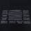 New 13Pcs Clear Acrylic Wallet Pattern Stencil Template Set Leather Craft DIY Kits 4