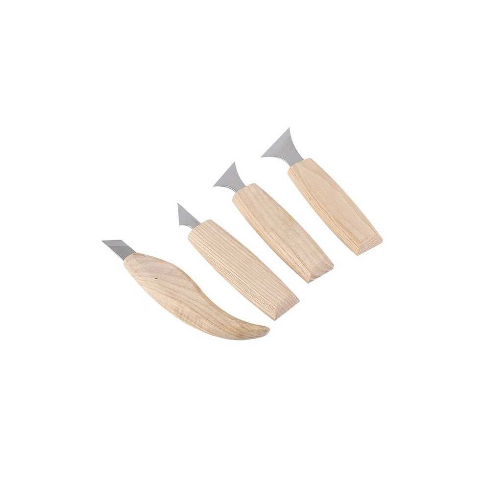 New 4pcs Wood Carving Tools Set Professional Woodworking Carving Trimming DIY Woodworking Whittling Knife Bevel cutter Hand Tool Kit