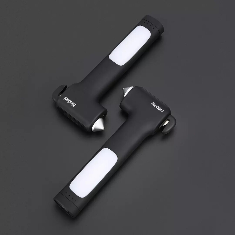 New Nextool Multifunction Life-Saving Hammers Window Breaker Edc Safety Belt Rope Cutter Usb Survival Hammer Emergency Mobile Power B Light 623414362214