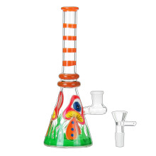 New 2-in-1 Glass Water Pipe + Glass Joint Pipes for Smoking