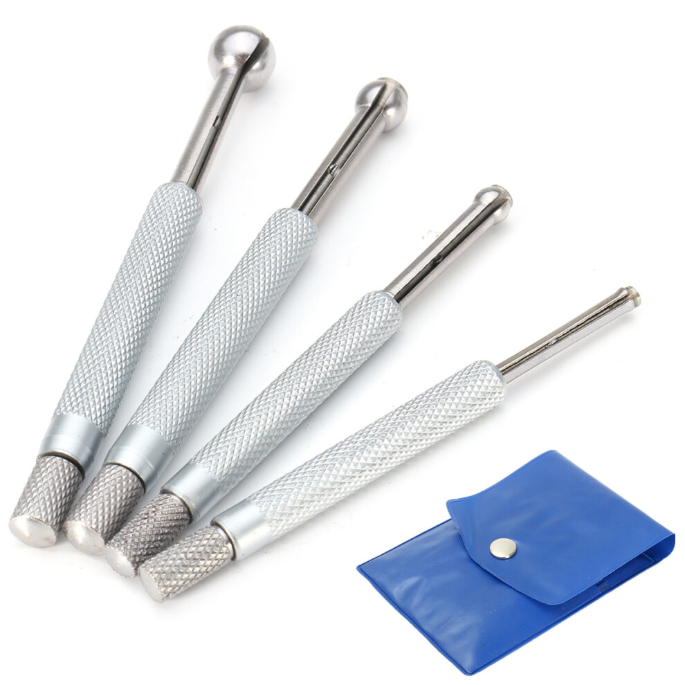 New 4Pcs Telescopic Small Hole Bore Gauge Set Full Ball Type Gage 7.5Cm-9.2Cm 729601518416