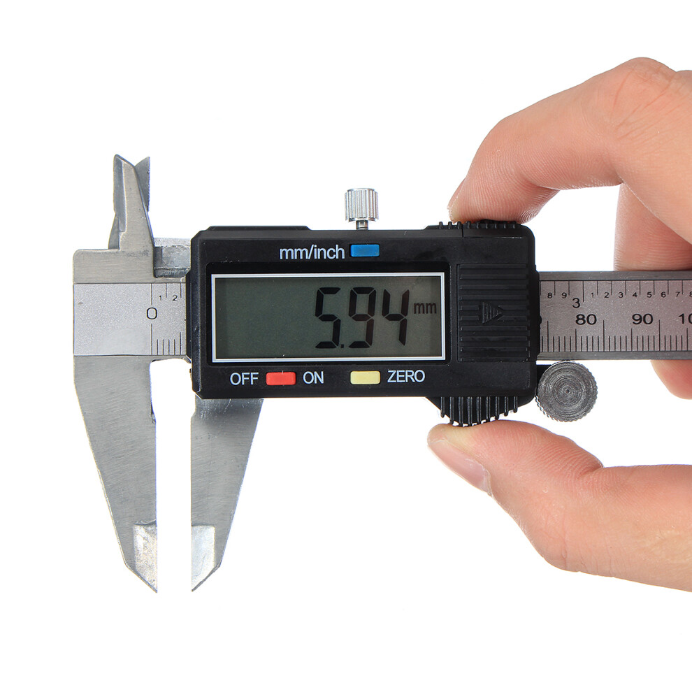 New Digital Caliper Lcd Stainless Electronic Ruler Micrometer Measuring 0-6Inch 150Mm 729601515521