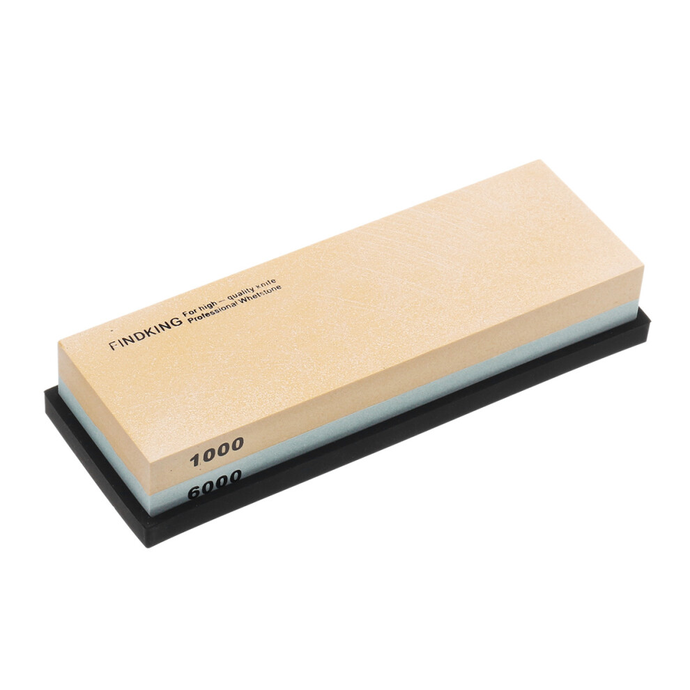 New 1000/6000 Double Side Sharpening Grit Whetstone Sharpen Stone Cutter Scissors Sharpener Grinder 623414358705