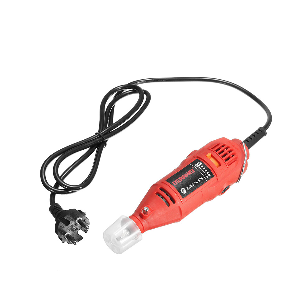 New Red 220V Electric Grinder Variable Speed Rotary Power Tool 623414358682