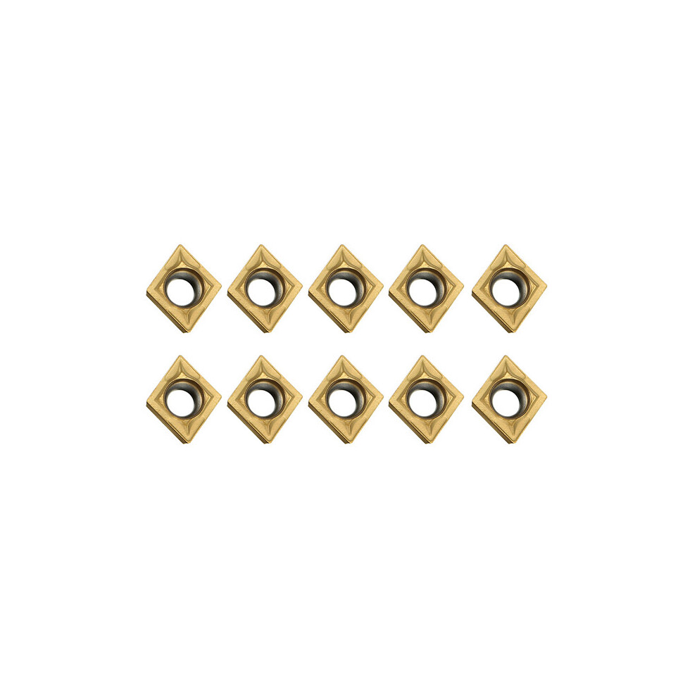 New 10Pcs Ccmt09t304 Ccmt32.5 Carbide Inserts For Lathe Sclcr Turning Tool 623414376792