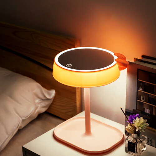 LED Makeup Mirror USB Touch Screen Tabletop Cosmetic Vanity Light Make Up Mirror 2