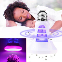Indoor USB LED Anti Mosquito Killer Lamp Plant Grow Light E27 110V 220V LED Insect Bug Zapper Lamp Trap Greenhouse Seeds Flower Growing