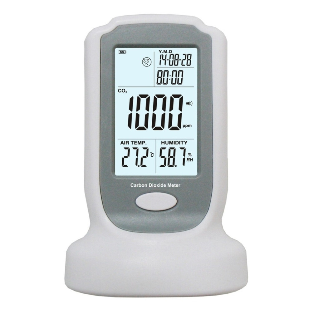 New Gm8802 Portable Carbon Dioxide Detector Gas Alarm 0-2000Ppm C02 Concentration Meter Detection 729601512049