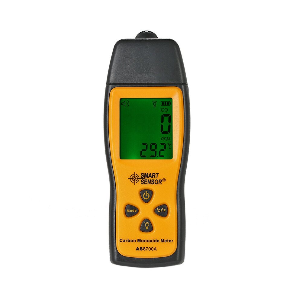 New Smartsensor As8700a Handheld Lcd Co Gas Analyzer Carbon Monoxide Tester Gas Detector 0-1000Ppm 729601511561