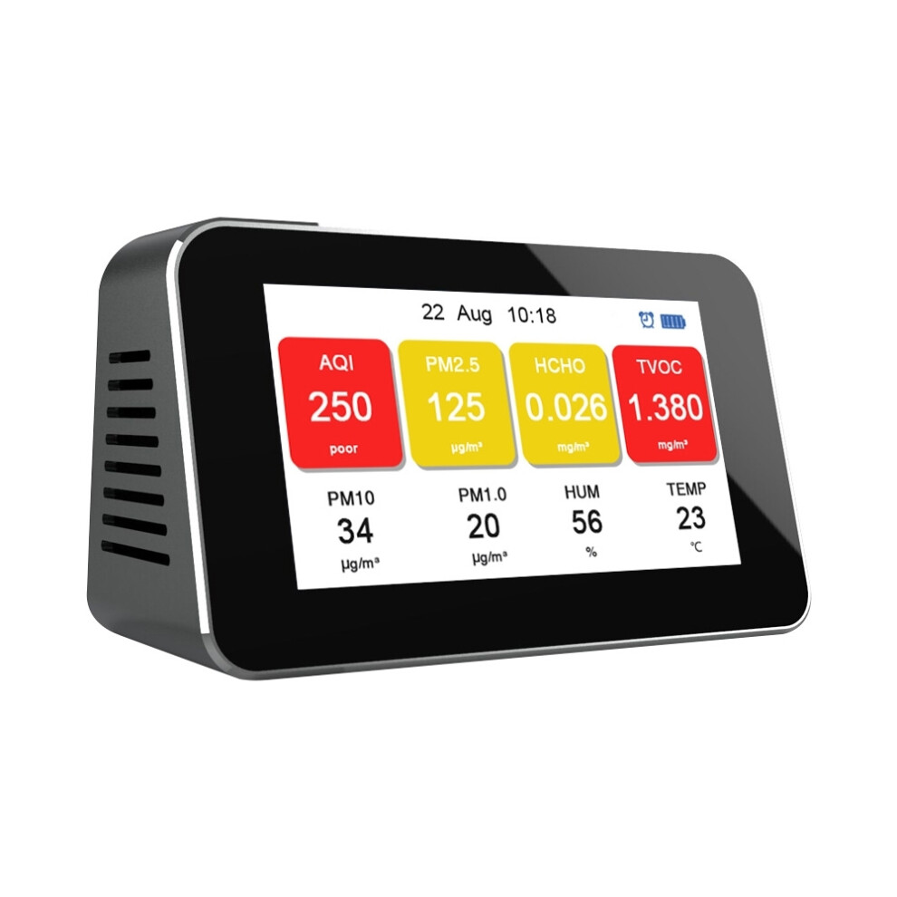 New Digital Co2 Pm2.5 Hcho Tvoc Usb Gas Detector Carbon Dioxide Air Quality Monitor Tester Outdoor Formaldehyde Monitor 729601511943
