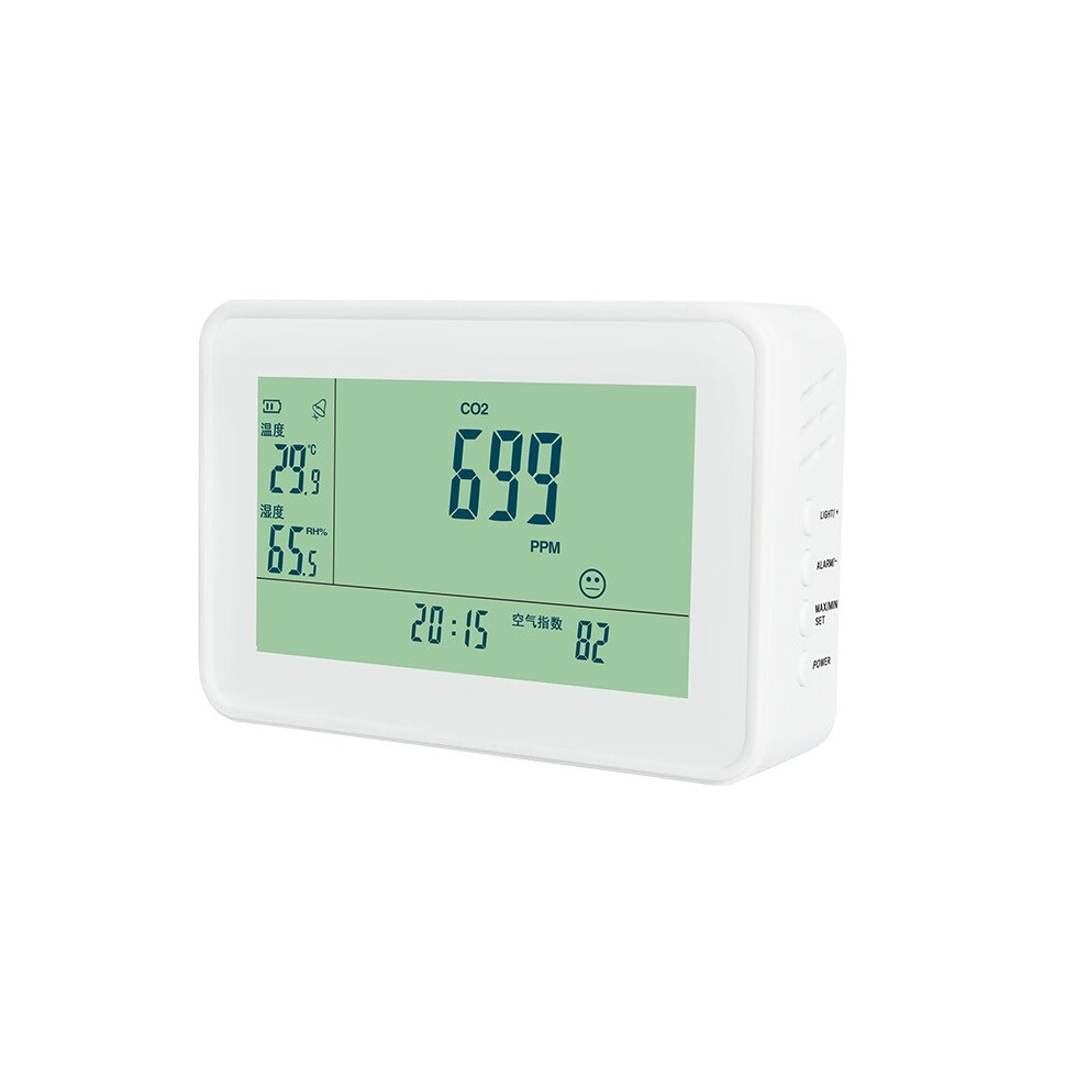 New Yeh-40 Carbon Dioxide Detector Co2 Gas Analysis Monitoring Alarm Temperature Humidity 729601512063