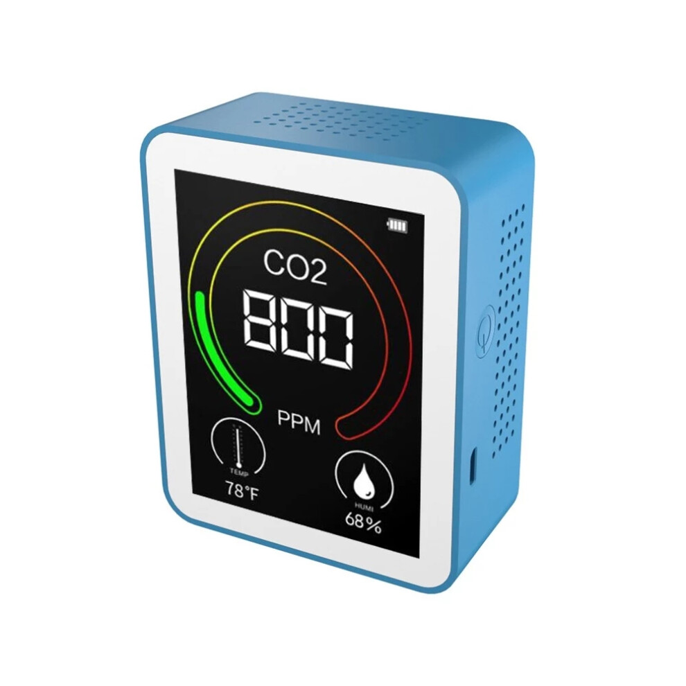 New Co2 Detector Air Quality Detector Intelligent Air Detector Portable Temperature And Humidity Meter Air Quality Tester Carbon Dioxide Mo 729601511493