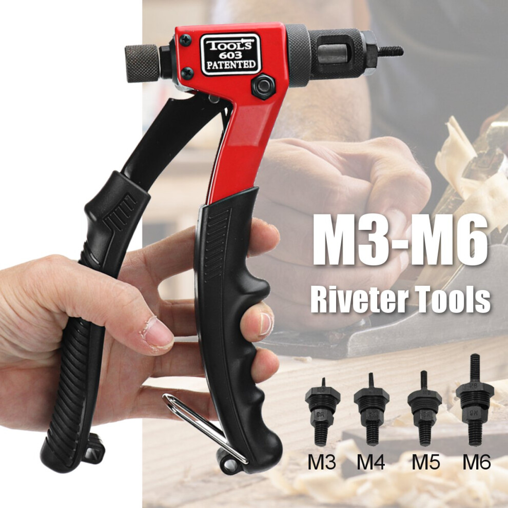 New M3-M6 Riveter Nut Riveting Kits Rivnut Nutsert Insert Tools Set Accessories 623414370646