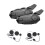 2pcs Bluetooth Intercom Motorcycle Half Helmet Bluetooth Headset For 2 Rider Intercomunicador Wirel 1