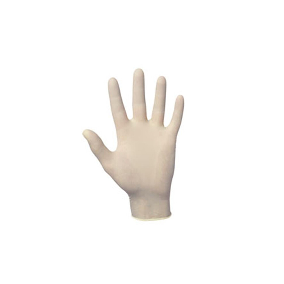Sas Safety 650-1002 Dyna Grip Pf Latex Gloves - Box Of 100- Medium 781311651029