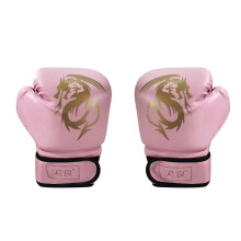 (Pink, M-8 ounce) Child Boxing Gloves Wraps Kickboxing Equipment Accessories Sports Boxing Gloves for Children Gym Home Indoor Workout Training