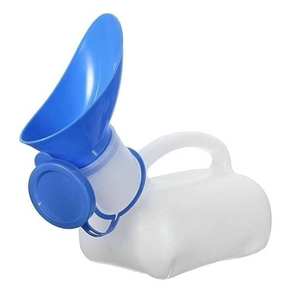 (as the picture, One Size) 1000ml Female Male Women Unisex Portable Mobile Toilet Car Journeys Travel Camping Outdoor Aid Bottle Urine Urinal Urination Device