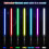 Lightsaber Rgb 7 Color Variable Electronic Lightsaber Fx Sound Effect - Black 2