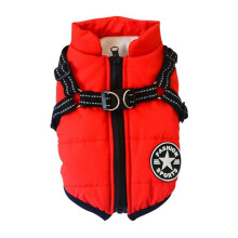 (red, M) Pet Dog Clothes Winter Super Warm Jacket Thicker Cotton Coat Waterproof For Small Medium For Dogs Puppy Yorkshire Outfit