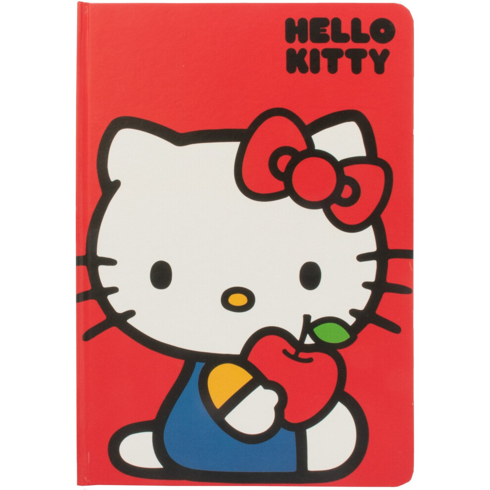 Hello Kitty Stationery Set 50th Anniversary A5 Notebook Casebound Red