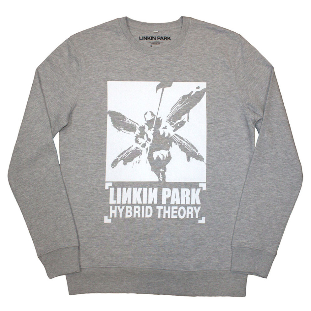 Linkin Park Men's Grey (M, ) Soldier Hybrid Theory Sweatshirt