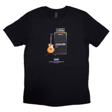 (XL, Black) Oasis Definitely Maybe Guitar T Shirt