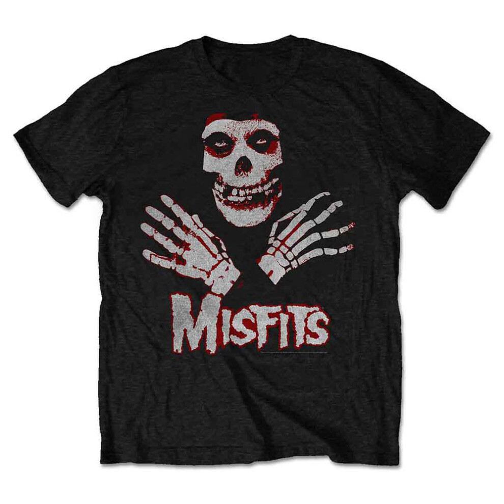 Misfits Hands Band Logo T Shirt