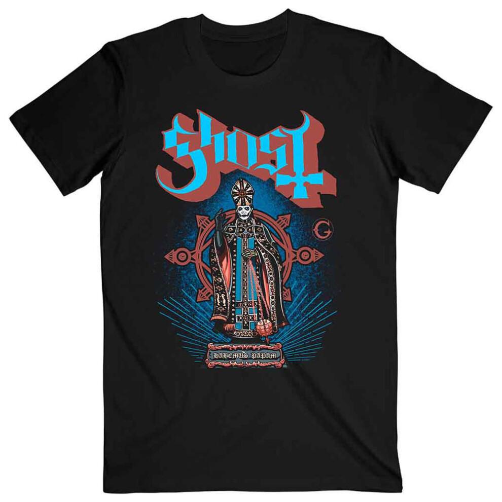 (L, Black) Ghost Habemus Papam T Shirt