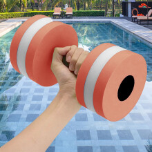 (Orange) Swimming Floats For Adults 1pcs Water Aerobics Dumbbells Eva Aquatic Barbell Fitness Aqua Pool Exercise