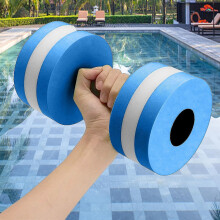 (Blue) Swimming Floats For Adults 1pcs Water Aerobics Dumbbells Eva Aquatic Barbell Fitness Aqua Pool Exercise From Chuai Du