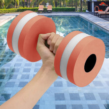(Orange) Swimming Floats For Adults 1pcs Water Aerobics Dumbbells Eva Aquatic Barbell Fitness Aqua Pool Exercise From Chuai Du