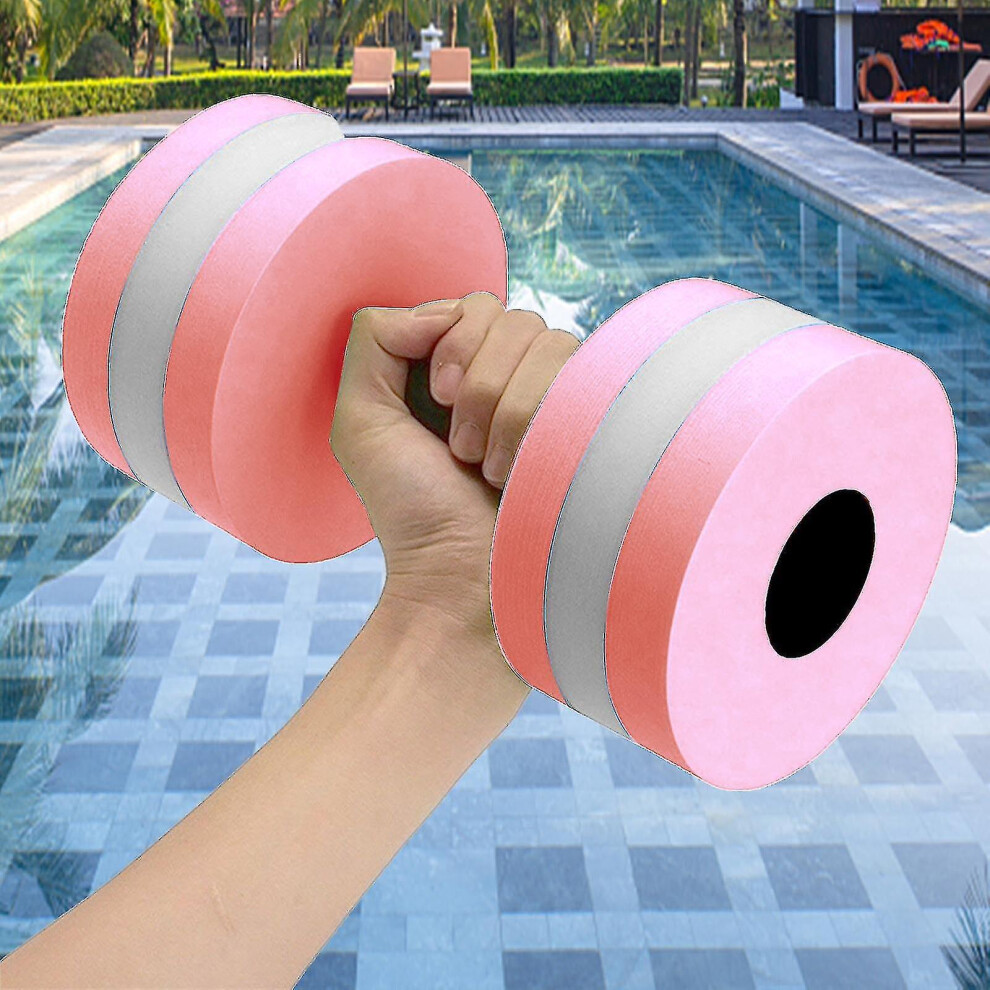 (Pink) Swimming Floats For Adults 1pcs Water Aerobics Dumbbells Eva Aquatic Barbell Fitness Aqua Pool Exercise From Chuai Du