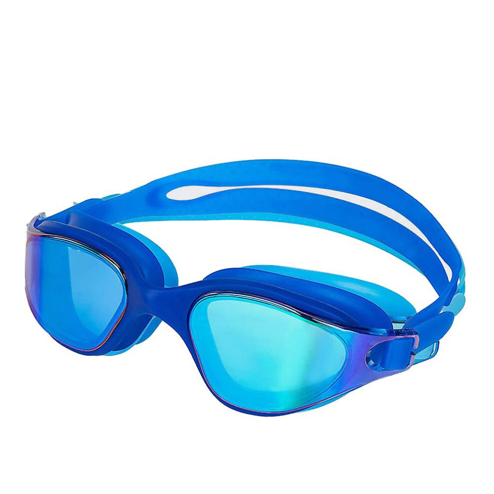 (blue) Swimming Goggles, Men's And Women's Anti-fog Swimming Goggles, Large Field Of Vision Swimming Goggles Waterproof Electroplating Goggles