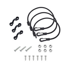 3pcs Rod Tamer Straps Fishing Elastic Rope Holder Belt Connector