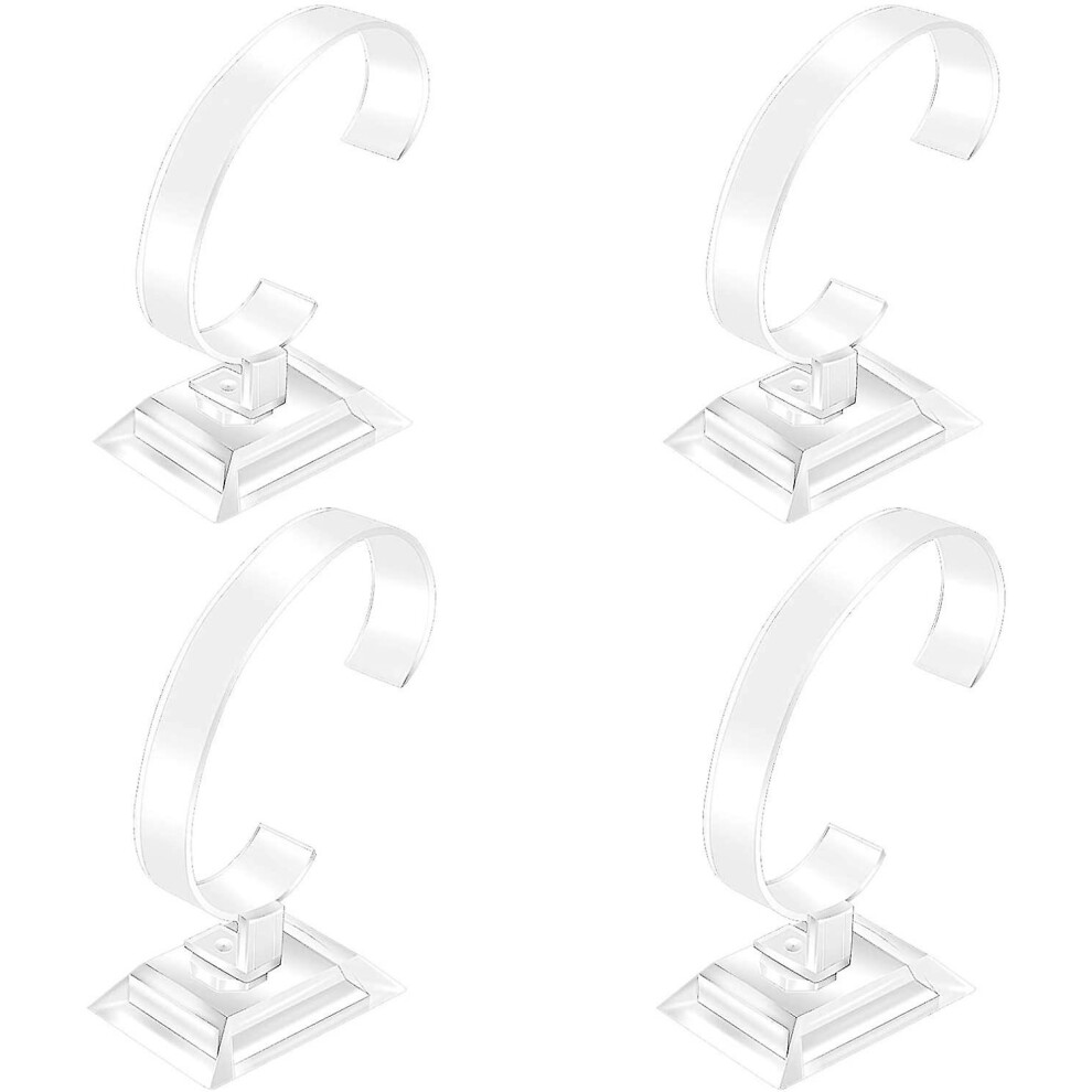 4pcs Watch Display Stand Clear Bracelet Jewellery Watch Display Stand Holder