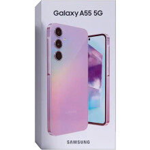 Samsung Galaxy A55 (A556E DS) (128GB+8GB, Awesome Lilac) - Refurbished