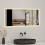 (1600*800mm) Bathroom LED Mirror, Bluetooth, 3x Magnification 1