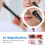 (1600*800mm) Bathroom LED Mirror, Bluetooth, 3x Magnification 4
