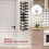 Homcom HOMCOM Wall Mount Wine Rack, Wall Wine Rack for 10 Wine Bottles, Black 4