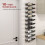 Homcom HOMCOM Wall Mount Wine Rack, Wall Wine Rack for 10 Wine Bottles, Black 3