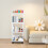 (4-Tier) Storage Rack Storage Trolley On Wheels With Handle 6