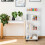 (4-Tier) Storage Rack Storage Trolley On Wheels With Handle 10