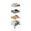 (4-Tier) Storage Rack Storage Trolley On Wheels With Handle 11