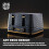 Tower Tower Empire Kettle, 4 Slice Toaster & Canisters Kitchen Set Blue) 7