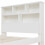 3FT Single Bed with Shelves, White Wooden Storage Bed, Underbed Drawer 4