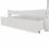 3FT Single Bed with Shelves, White Wooden Storage Bed, Underbed Drawer 7