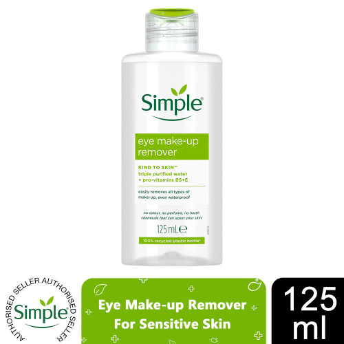Simple Simple Kind To Eyes Eye Make Up Remover 125ml