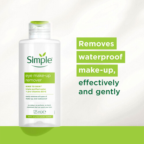 Simple Simple Kind To Eyes Eye Make Up Remover 125ml 2